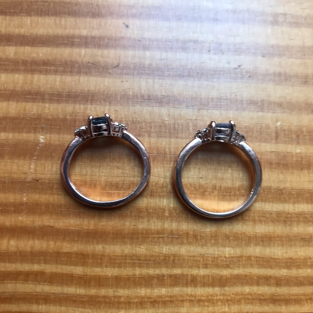 Celestial stone rose gold ring - Picture 6 of 7